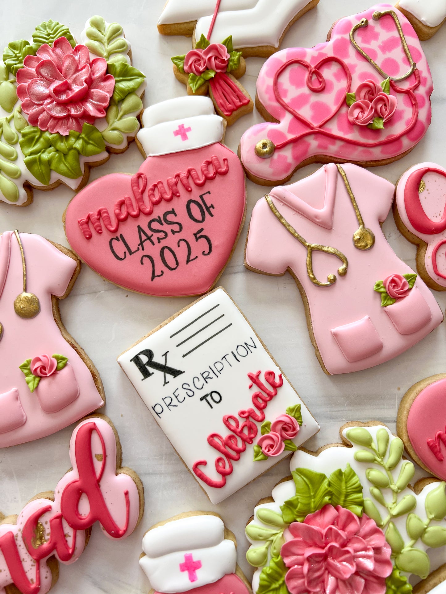 Decorated Sugar Cookies Nurse Theme – One Dozen