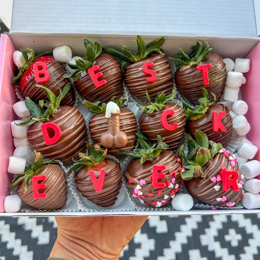 Best Dick Ever – Chocolate-Covered Strawberries - The Adult Collection