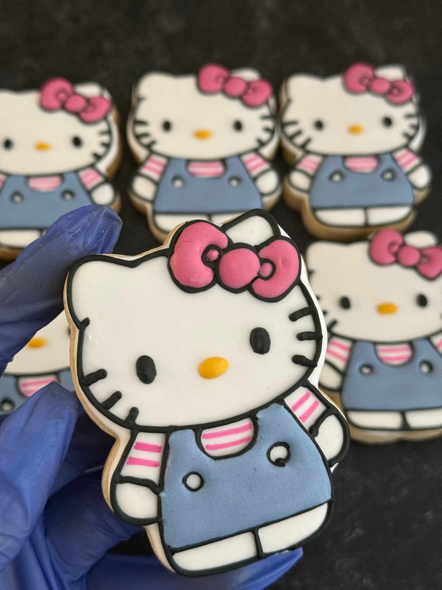 Hello Kitty™ Inspired Decorated Sugar Cookies – One Dozen