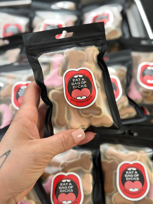 Eat a Bag of Dicks – Mini Iced Sugar Cookies - The Adult Collection - Gag Gifts