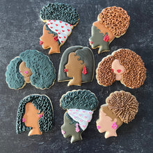 Load image into Gallery viewer, DIY &quot;Black Girl Hair Rocks&quot; Cookie Decorating Kit (6 Pack)