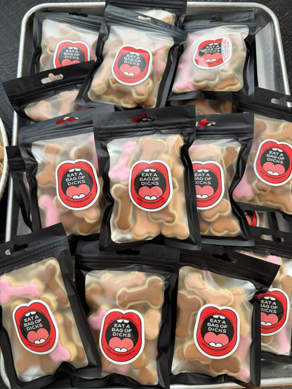 Eat a Bag of Dicks – Mini Iced Sugar Cookies - The Adult Collection - Gag Gifts