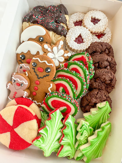 31-Piece Christmas Cookie Assortment Box - Holiday Edition