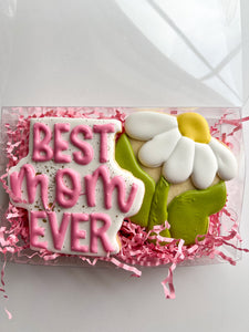 Mother’s Day Best Mom Ever 2-Piece Cookie Set