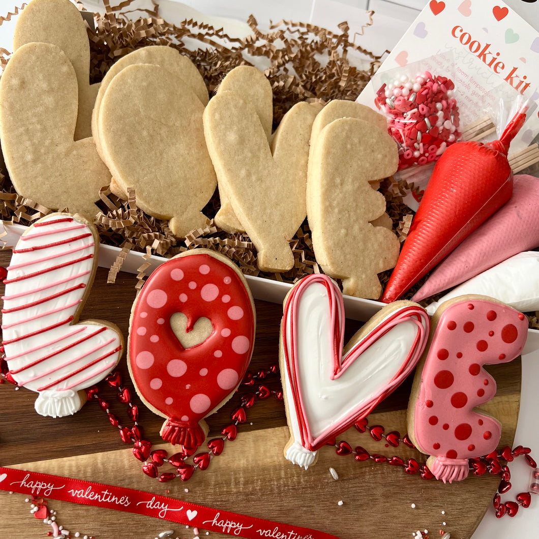 Love Is In The Air DIY Sugar Cookie Decorating Kit