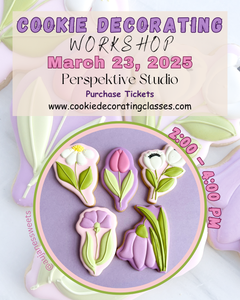 Beginner Cookie Decorating Workshop at Perspektive Studio– March 23, 2025