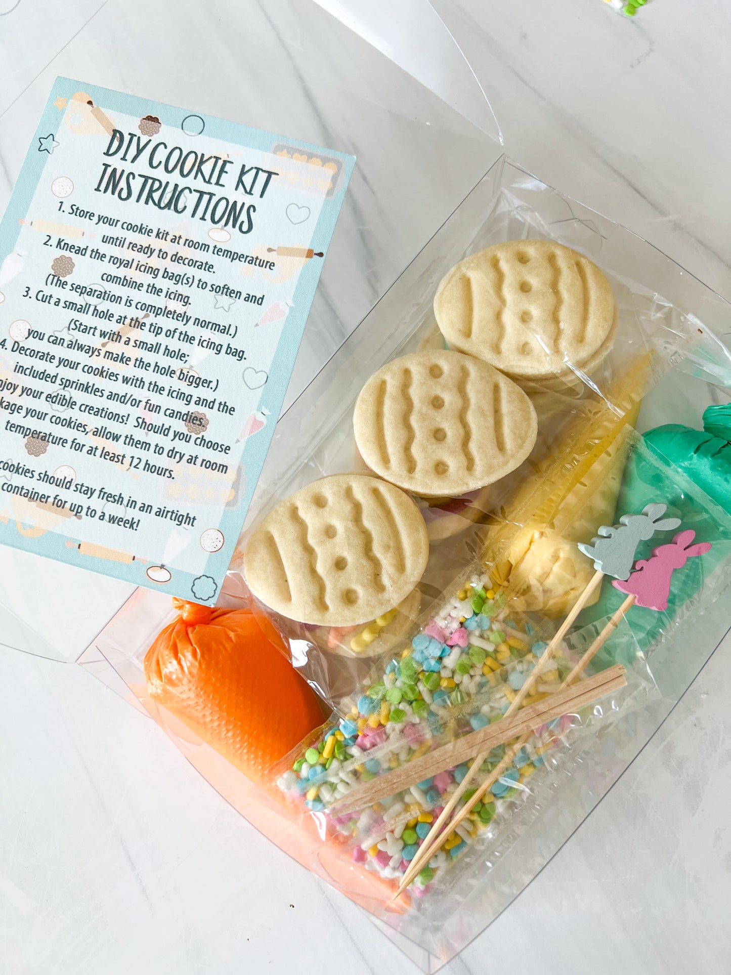 Easter Egg DIY Cookie Decorating Kit