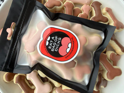 Eat a Bag of Dicks – Mini Iced Sugar Cookies - The Adult Collection - Gag Gifts