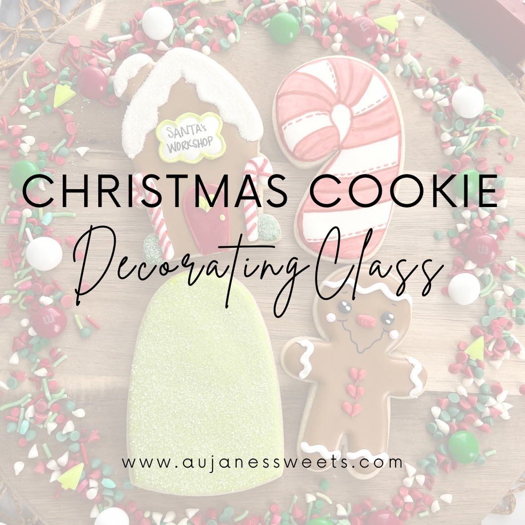 Christmas Cookie Decorating Class Sunday, December 3, 2023