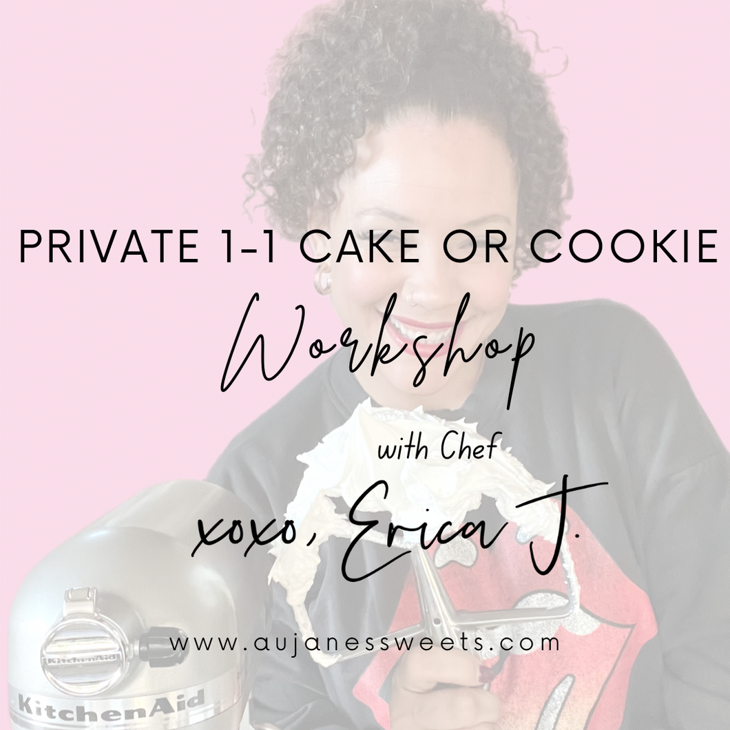Private Cake or Cookie Class (8 Hour Minimum)