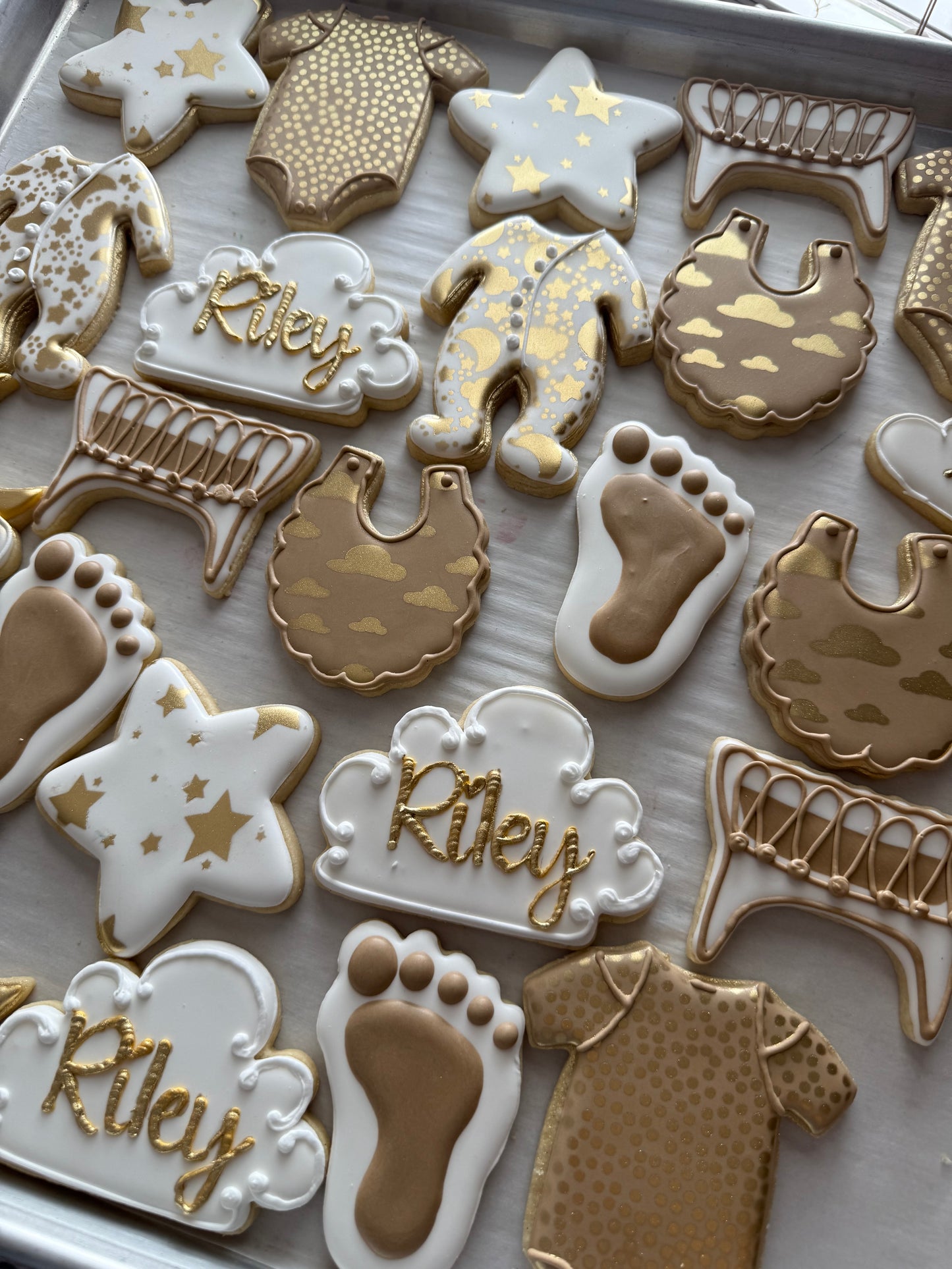 Decorated Sugar Cookies Baby Shower Theme – 1½ Dozen