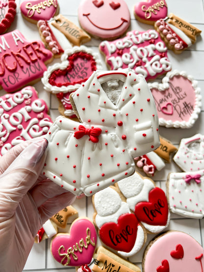 Besties Before Testes Decorated Sugar Cookies (24 Count)