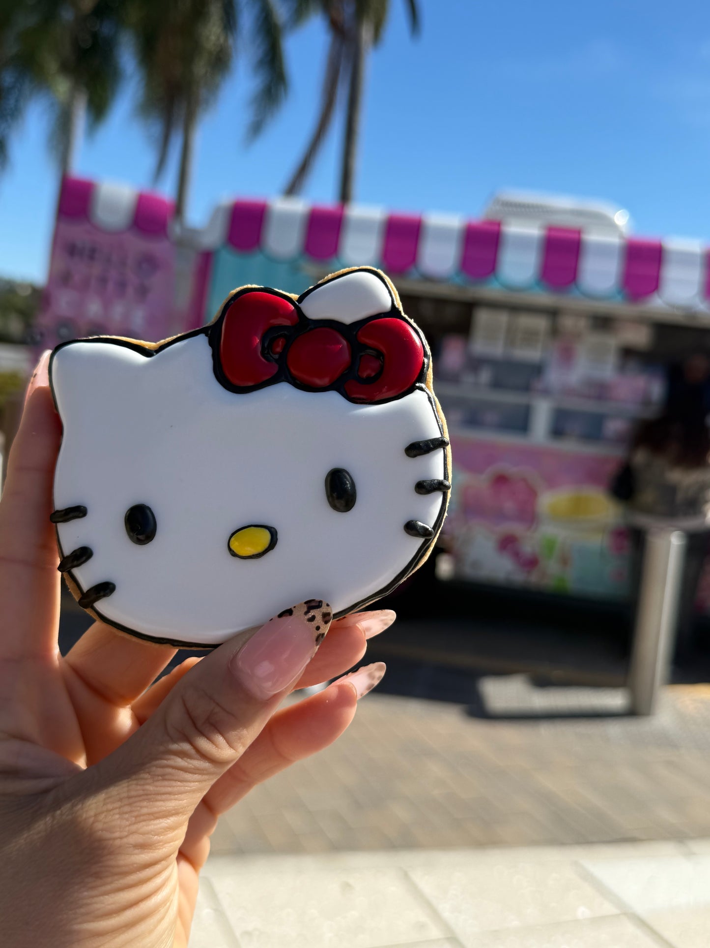 Hello Kitty Hand Decorated Sugar Cookie