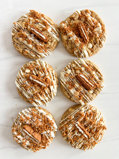 White Chocolate Biscoff Cookie Butter – Soft-Baked, Gourmet Drop Cookies