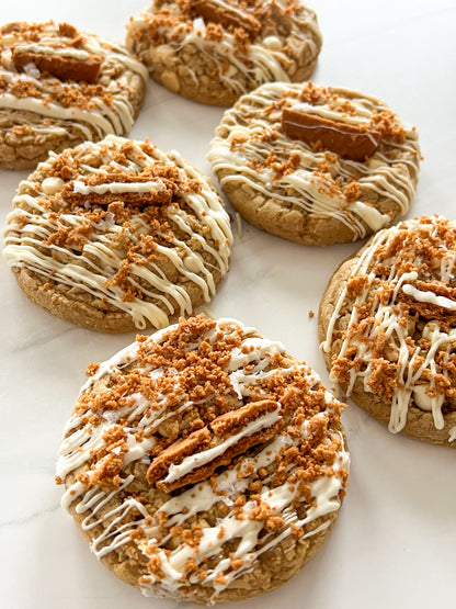 White Chocolate Biscoff Cookie Butter – Soft-Baked, Gourmet Drop Cookies