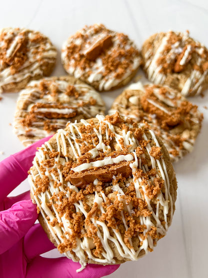 White Chocolate Biscoff Cookie Butter – Soft-Baked, Gourmet Drop Cookies