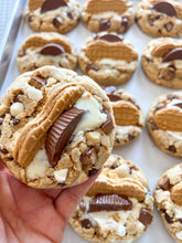 Load image into Gallery viewer, Chocolate Peanut Butter Ruckus - Soft Baked - Gourmet Drop Cookies