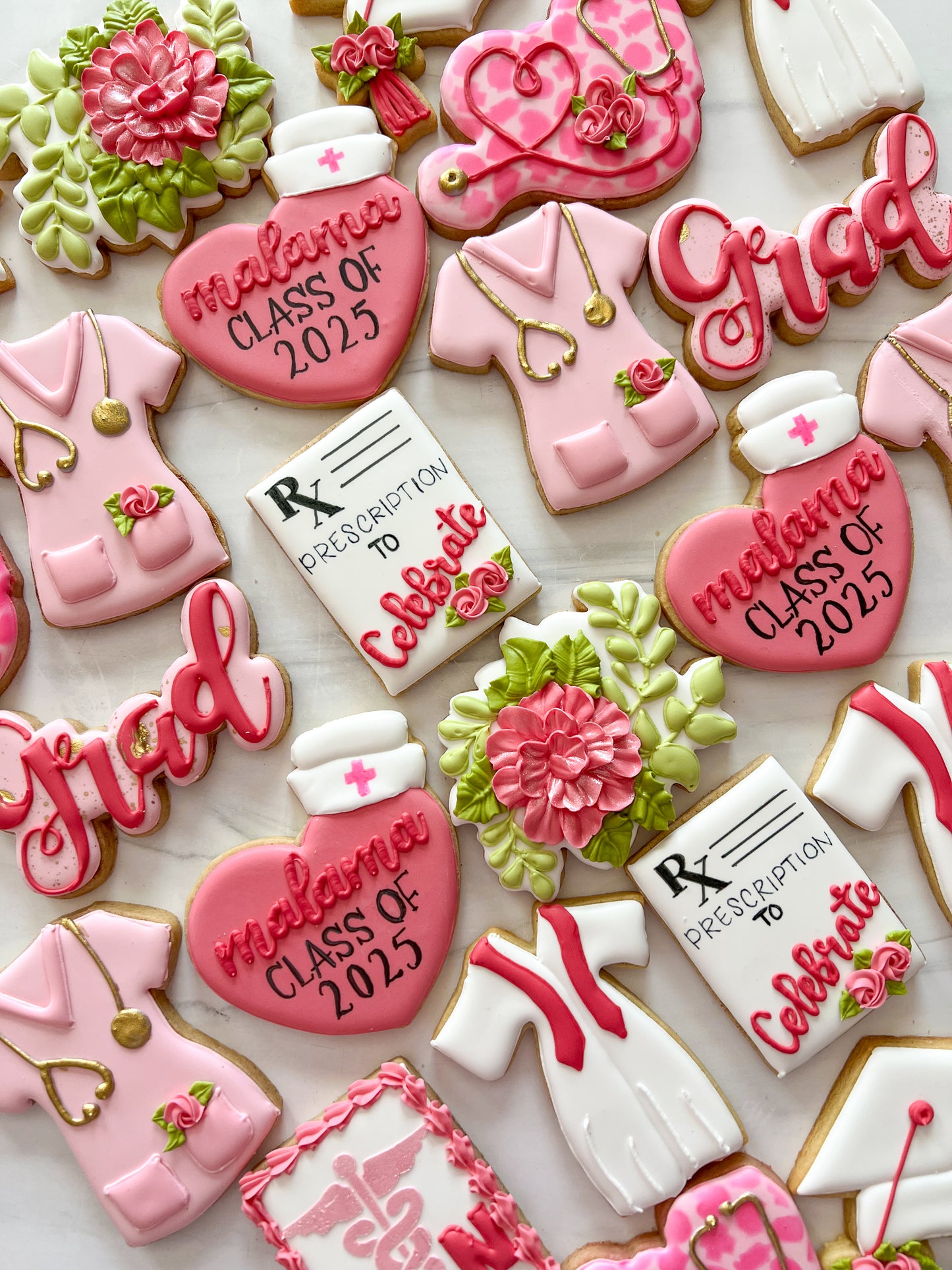 Decorated Sugar Cookies Nurse Theme – One Dozen