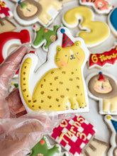 Load image into Gallery viewer, Custom Decorated Sugar Cookies – Party Animal Theme (24 Count)
