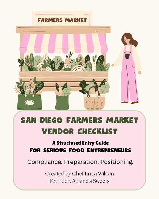 FREEBIE San Diego Farmers Market Daily + Vendor Checklist