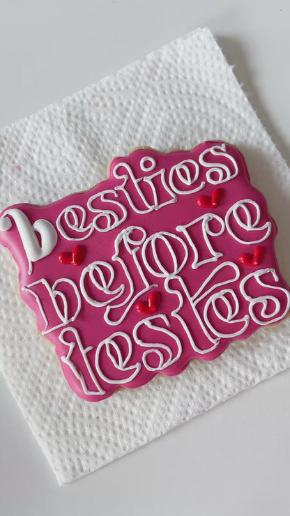Besties Before Testes Decorated Sugar Cookies (24 Count)