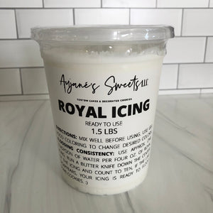 Ready to use Royal Icing, White