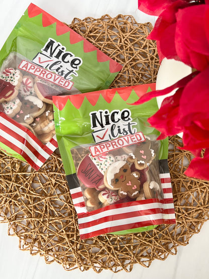 Nice List Christmas Sugar Cookies Pouches