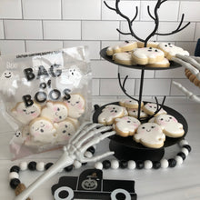 Load image into Gallery viewer, Halloween - Bag of BOO’s 👻 Cookies - Mini Sugar Cookies - Mini Ghosts Cookies