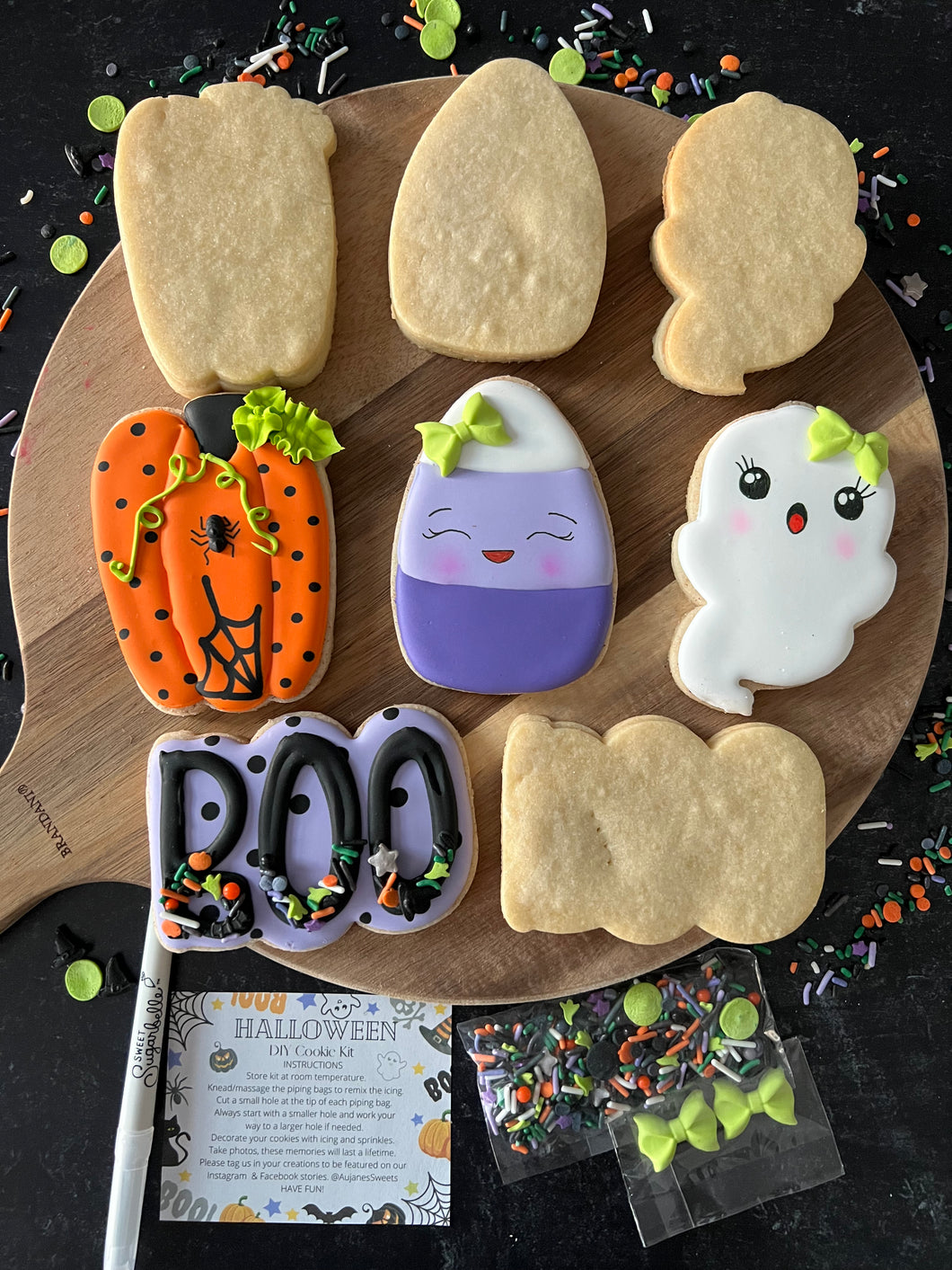 DIY Halloween Cookie Decorating Kit