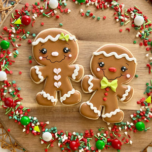 Gingerbread Decorated Christmas Cookies -  Christmas Cookies